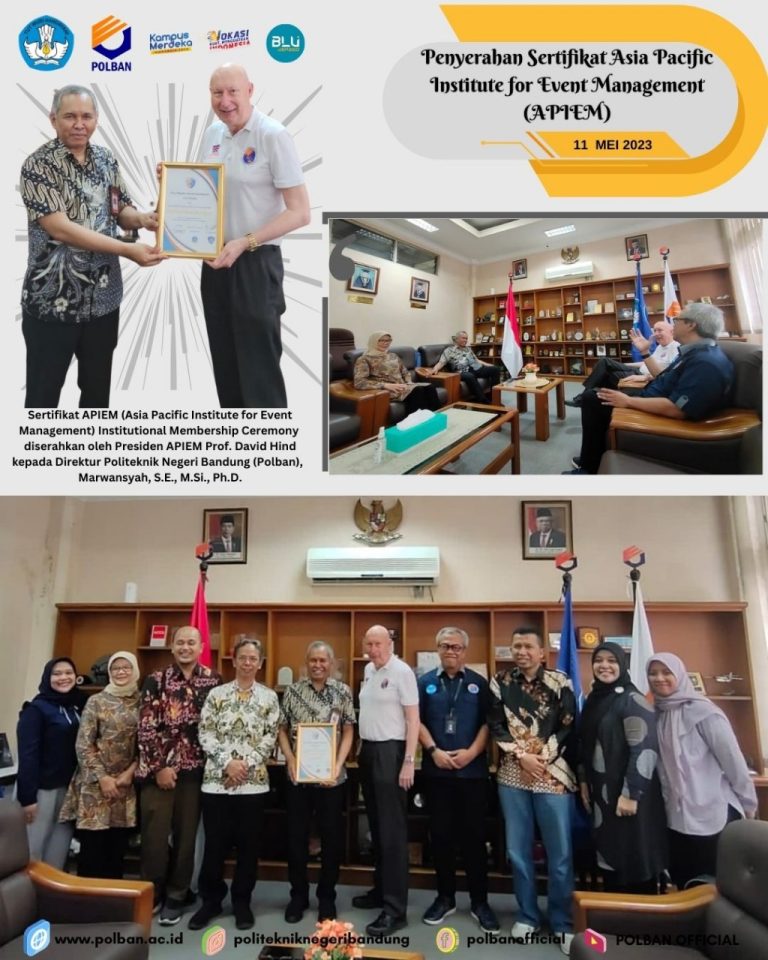 Sertifikat – Asia Pacific Institute for Event Management ( APIEM )