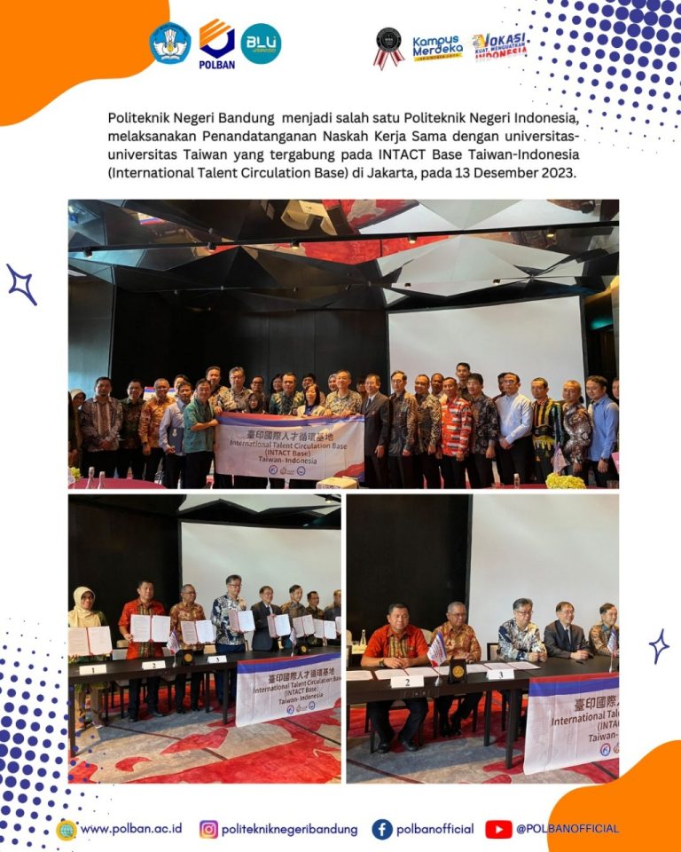 MoU – International Talent Circulation Base ( INTACT Base ) Taiwan – Indonesia