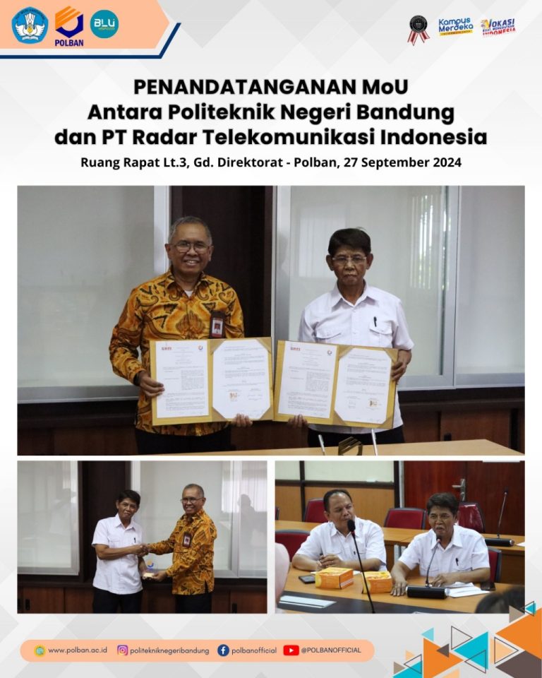 MoU – PT. Radar Telekomunikasi Indonesia